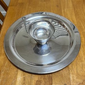 Silver service tray - just polished